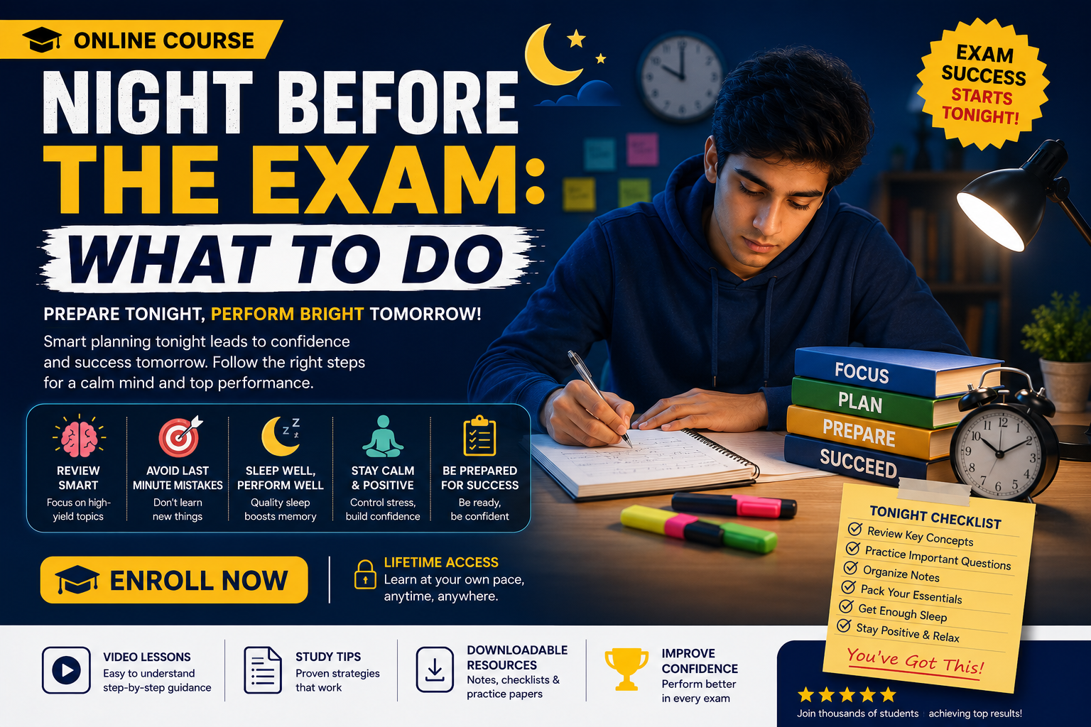 Night Before Certification Exam: Best Practices